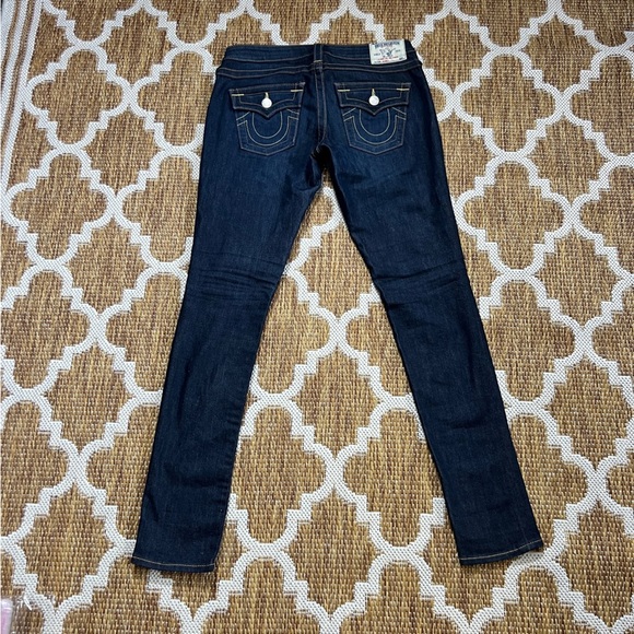 True Religion Dark Blue Women's Jeans Skinny Size 28 ( New Without Label) - Picture 7 of 12
